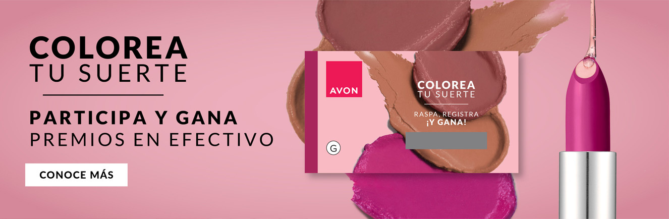 Colorea tu Suerte con Avon