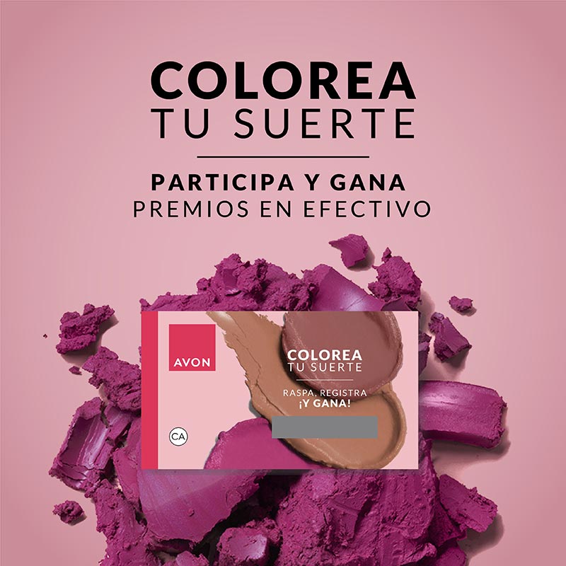 Colorea tu Suerte con Avon