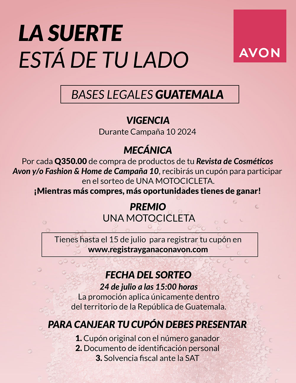 La fórmula infalible para ganar de Avon